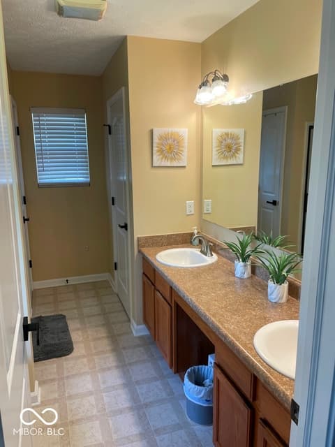 Primary bathroom at 11652 High Grass Drive, Indianapolis, IN