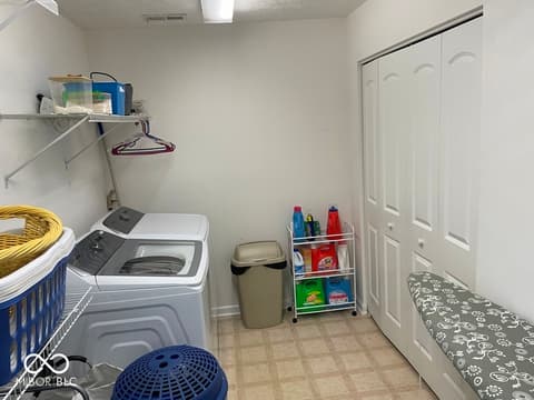 Laundry room at 11652 High Grass Drive, Indianapolis, IN
