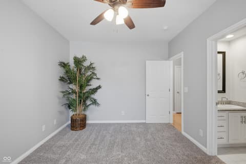 Primary bedroom at 215 N New Jersey Street, Indianapolis, IN