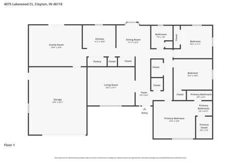 Photo of 4075 Lakewood Court, Clayton, IN