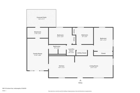 Floor Plan — 3561 N Graham Avenue, Indianapolis, IN