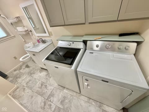 Laundry room at 415 Kelly Drive, Brownstown, IN