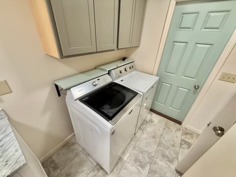 Laundry room at 415 Kelly Drive, Brownstown, IN