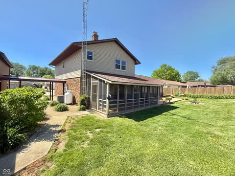 Backyard at 415 Kelly Drive, Brownstown, IN