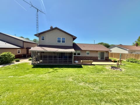 Backyard at 415 Kelly Drive, Brownstown, IN