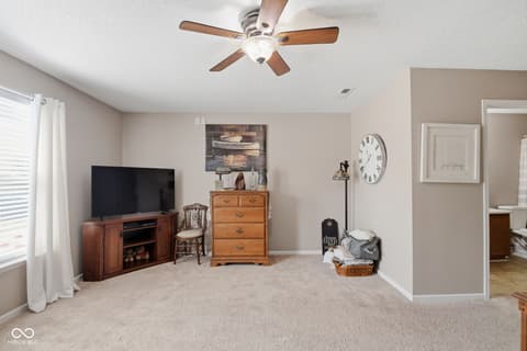 Primary bedroom at 1476 Lavender Drive, Greenfield, IN