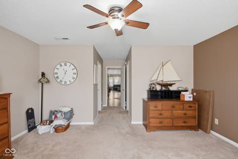Primary bedroom at 1476 Lavender Drive, Greenfield, IN
