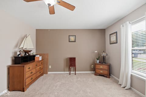 Primary bedroom at 1476 Lavender Drive, Greenfield, IN