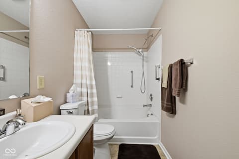 Primary bathroom at 1476 Lavender Drive, Greenfield, IN