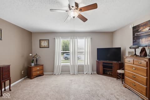 Primary bedroom at 1476 Lavender Drive, Greenfield, IN