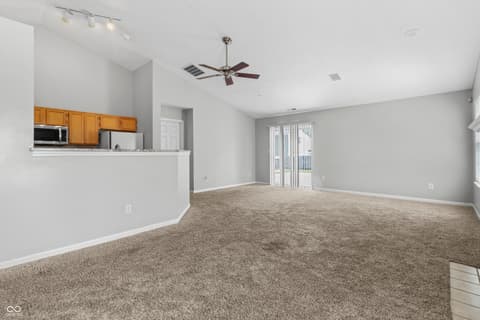 Living room at 4921 Fields Boulevard, Indianapolis, IN