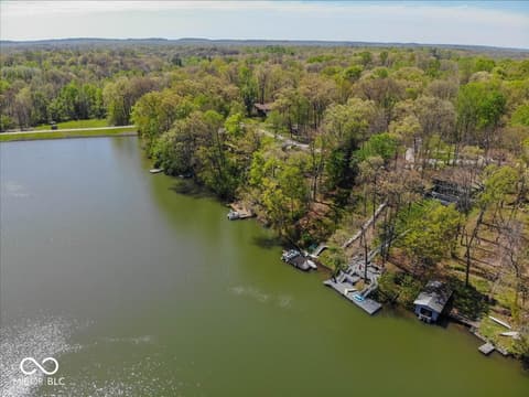 Aerial view at 7897 N Lasalle Road, Morgantown, IN