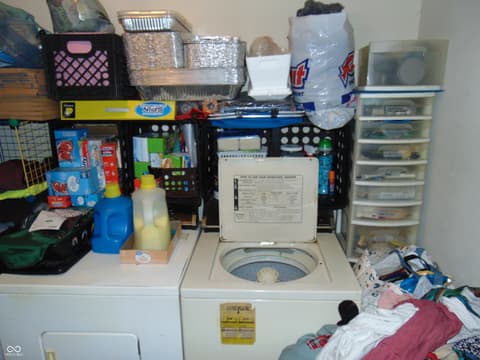 Laundry room at 4706 Vernon Avenue, Lawrence, IN