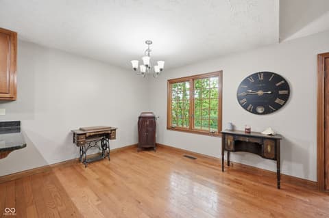 Dining room at 5475 Steven Drive, Greenwood, IN