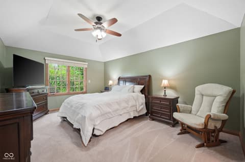 Primary bedroom at 5475 Steven Drive, Greenwood, IN