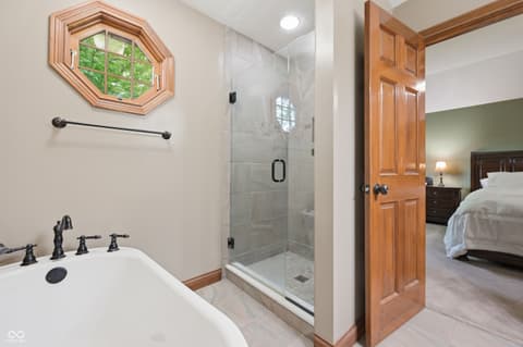 Primary bathroom at 5475 Steven Drive, Greenwood, IN