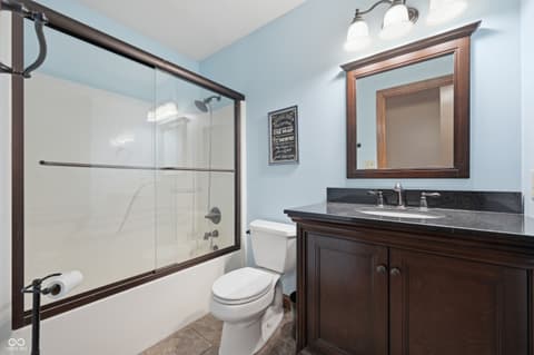 Bathroom at 5475 Steven Drive, Greenwood, IN