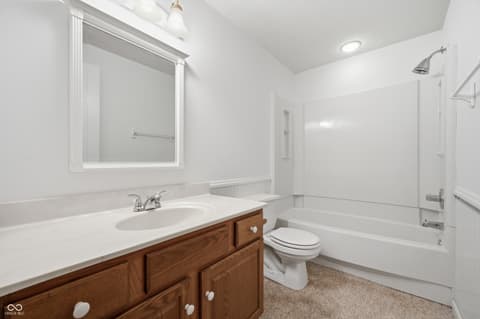 Bathroom at 5475 Steven Drive, Greenwood, IN