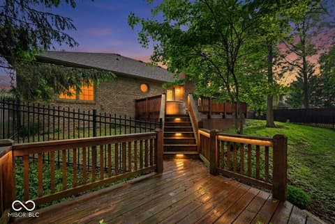 Outdoor living area at 5475 Steven Drive, Greenwood, IN