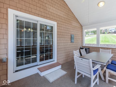 Outdoor living area at 7888 Laurel Drive, Nineveh, IN