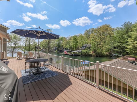 Outdoor living area at 7888 Laurel Drive, Nineveh, IN