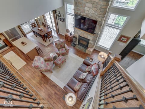 Living room at 7888 Laurel Drive, Nineveh, IN
