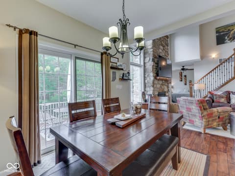 Dining room at 7888 Laurel Drive, Nineveh, IN