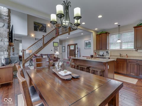 Dining room at 7888 Laurel Drive, Nineveh, IN