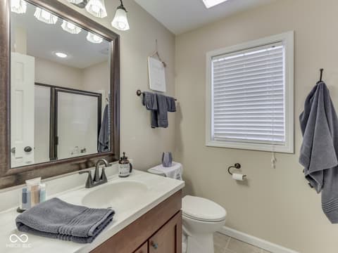 Bathroom at 7888 Laurel Drive, Nineveh, IN