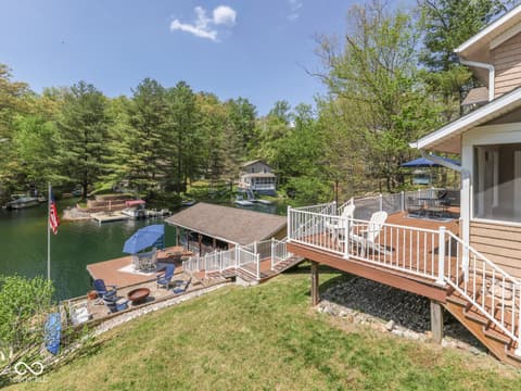 Yard at 7888 Laurel Drive, Nineveh, IN