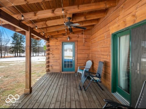 Outdoor living area at 4210 S County Road 400 E, North Vernon, IN