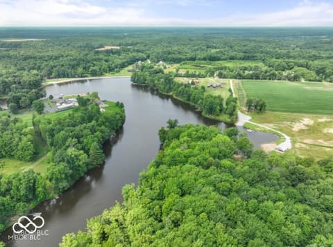 Aerial view at 4210 S County Road 400 E, North Vernon, IN