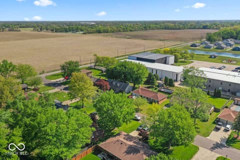 Aerial view at 124 N Roby Drive, Anderson, IN