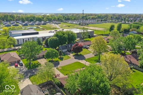 Aerial view at 124 N Roby Drive, Anderson, IN