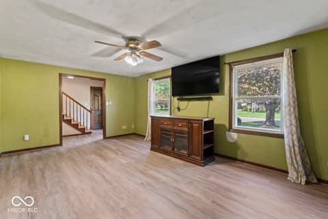 Living room at 124 N Roby Drive, Anderson, IN
