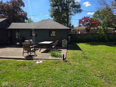 Backyard at 114 National Avenue, Indianapolis, IN