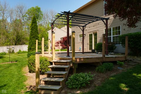 Outdoor living area at 515 Buffalo Run Drive, Indianapolis, IN