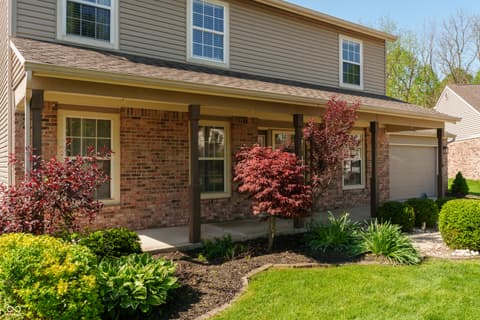 Front exterior at 515 Buffalo Run Drive, Indianapolis, IN