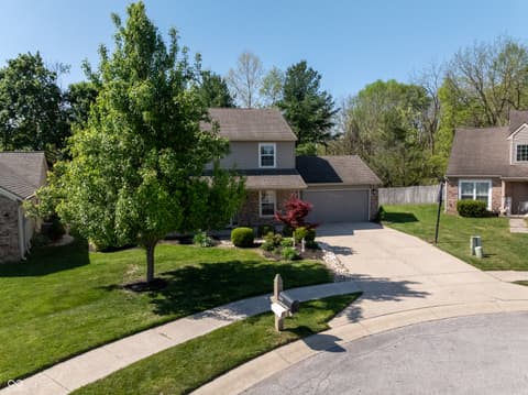 Front exterior at 515 Buffalo Run Drive, Indianapolis, IN