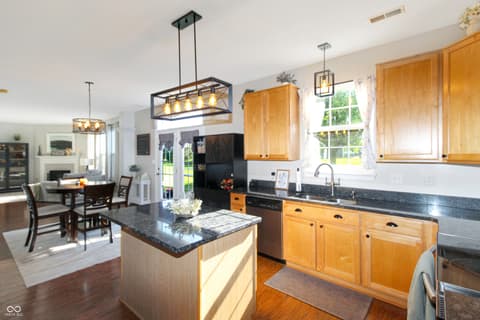Kitchen at 13851 N Layton Mills Court, Camby, IN
