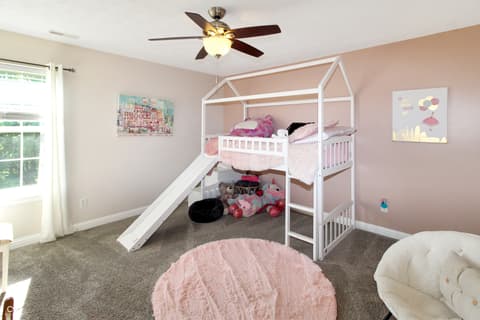 Bedroom at 13851 N Layton Mills Court, Camby, IN