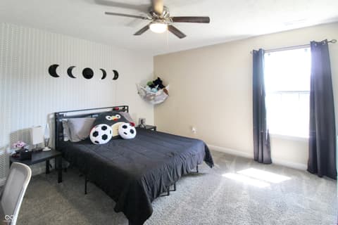 Bedroom at 13851 N Layton Mills Court, Camby, IN