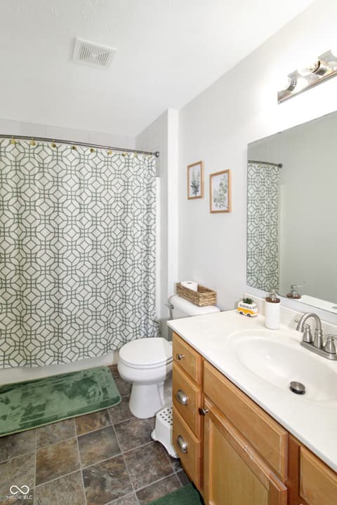 Bathroom at 13851 N Layton Mills Court, Camby, IN