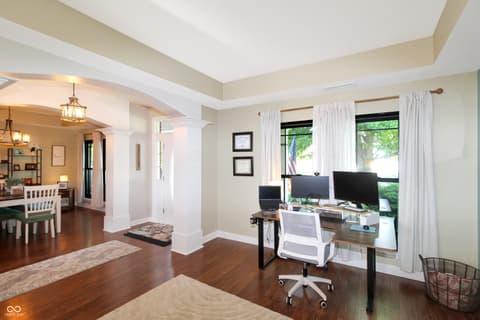 Home office at 13851 N Layton Mills Court, Camby, IN