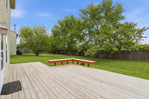 Outdoor living area at 14814 Drayton Drive, Noblesville, IN