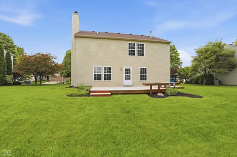Backyard at 14814 Drayton Drive, Noblesville, IN