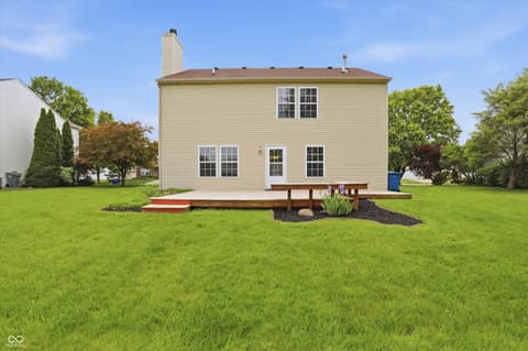 Backyard at 14814 Drayton Drive, Noblesville, IN