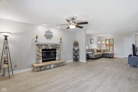 Living room at 14814 Drayton Drive, Noblesville, IN