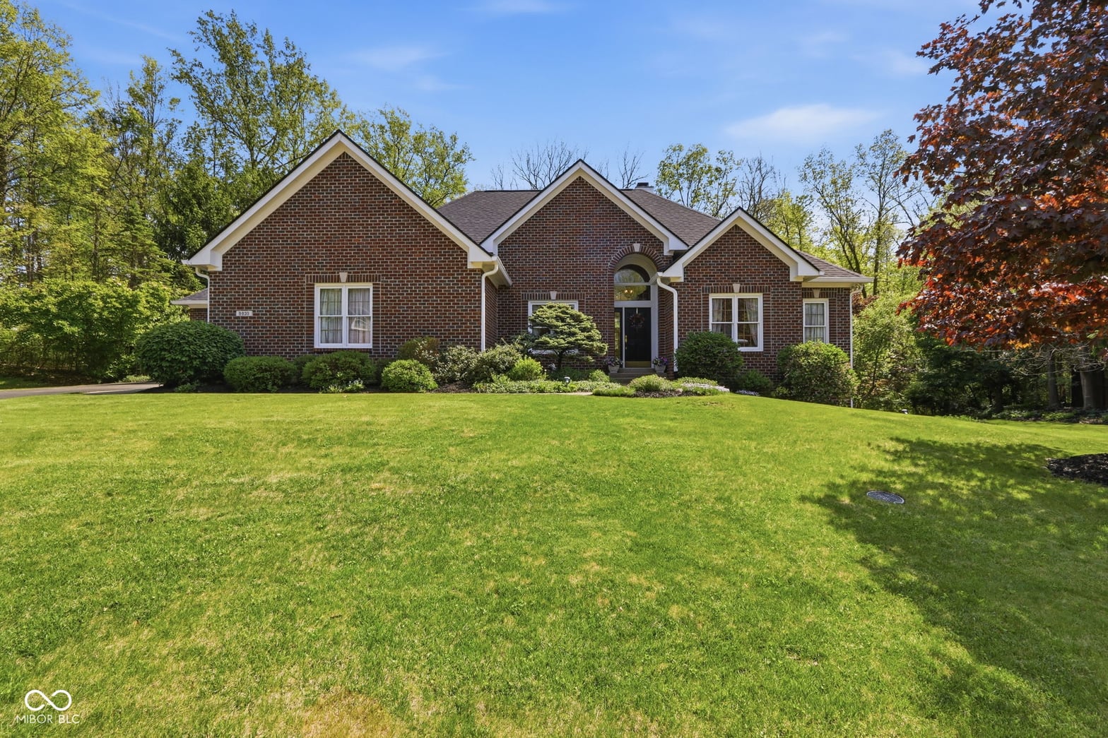 Front exterior at 8839 Summer Estate Drive, Indianapolis, IN