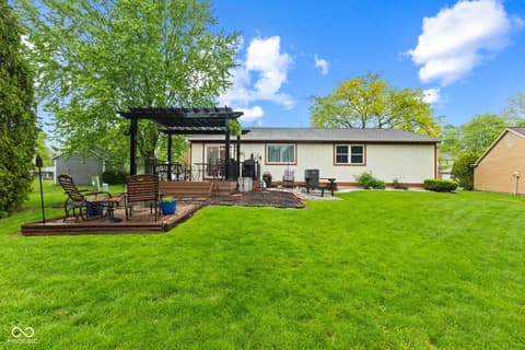 Backyard at 3727 Oil Creek Drive, Indianapolis, IN